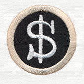 Typewriter Punctuation - Dollar Sign