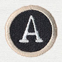 Typewriter Letter A