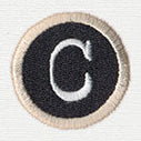 Typewriter Letter C