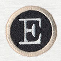 Typewriter Letter E