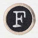 Typewriter Letter F