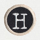 Typewriter Letter H