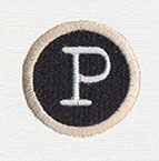 Typewriter Letter P