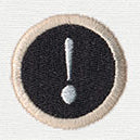 Typewriter Punctuation - Exclamation Point