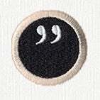 Typewriter Punctuation - Quotation Mark Right