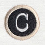 Typewriter Letter C