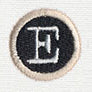 Typewriter Letter E