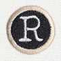 Typewriter Letter R