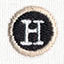 Typewriter Letter H