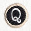 Typewriter Letter Q