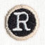Typewriter Letter R