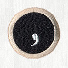 Typewriter Punctuation - Comma