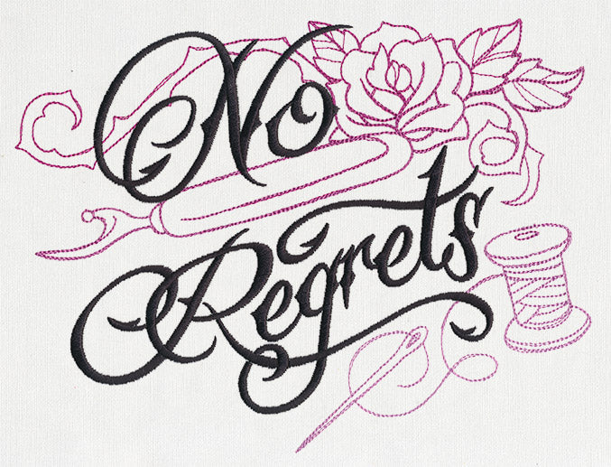 Wicked Stitchery - No Regrets
