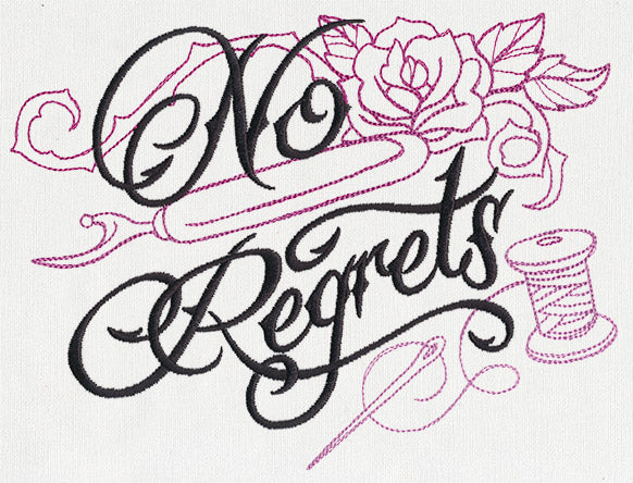 Wicked Stitchery - No Regrets