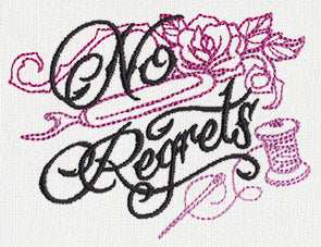 Wicked Stitchery - No Regrets