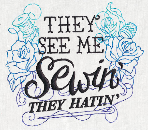 Wicked Stitchery - They See Me Sewin'