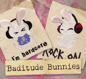 Baditude Bunnies (Design Pack)