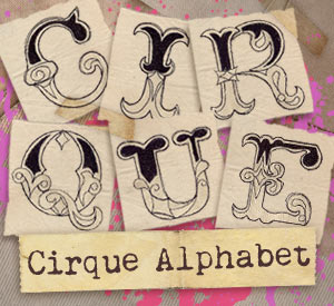 Cirque Alphabet (Design Pack)
