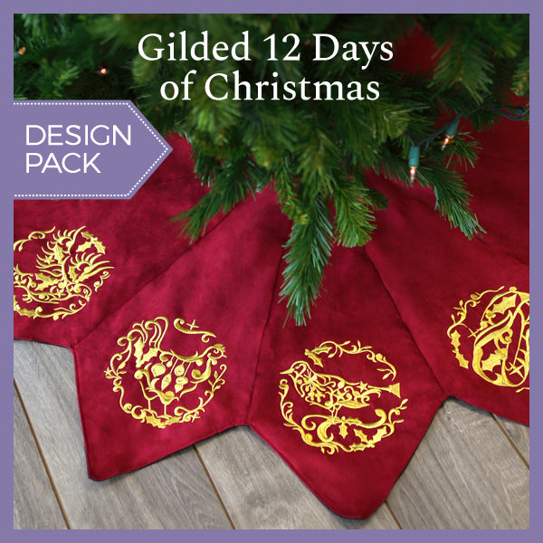 Gilded 12 Days of Christmas (Design Pack)
