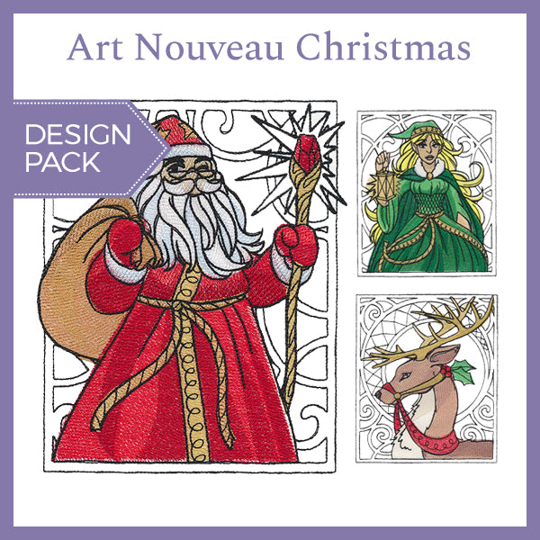 Art Nouveau Christmas (Design Pack)