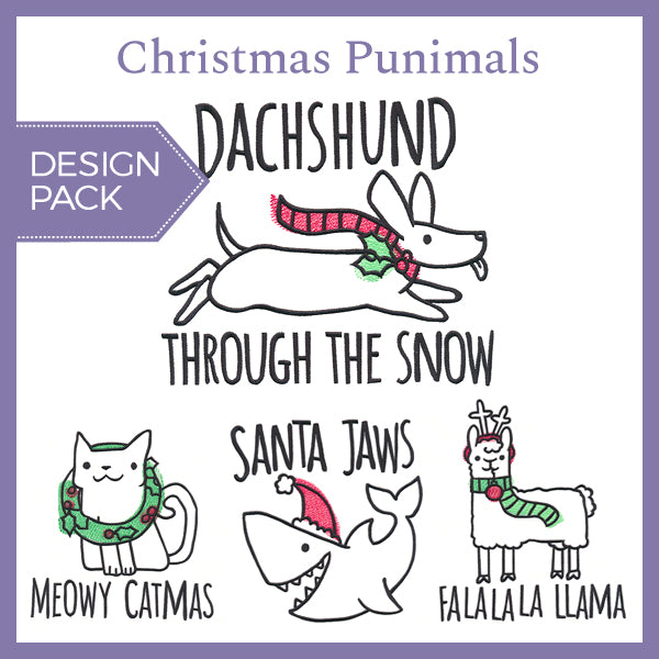 Christmas Punimals (Design Pack)
