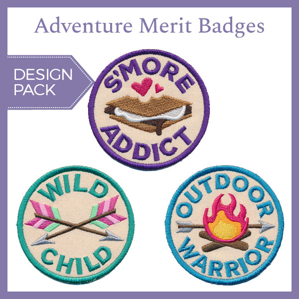 Adventure Merit Badges (Patch) (Design Pack)