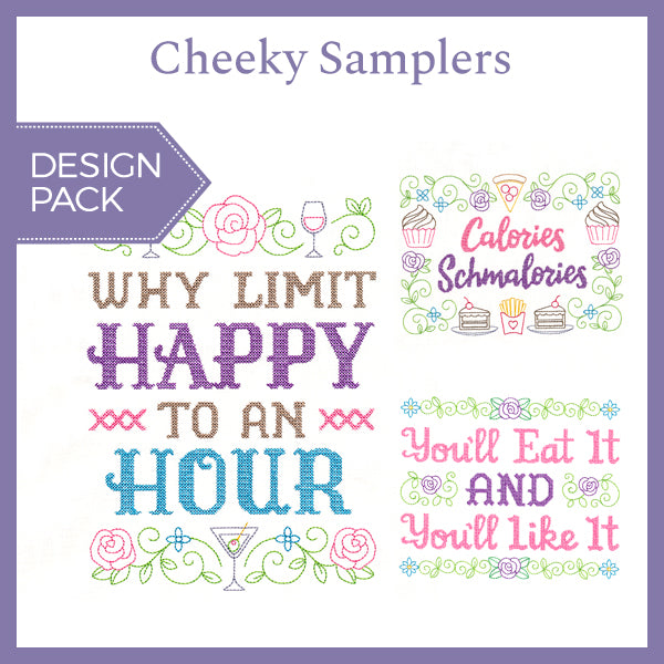 Cheeky Samplers (Design Pack)