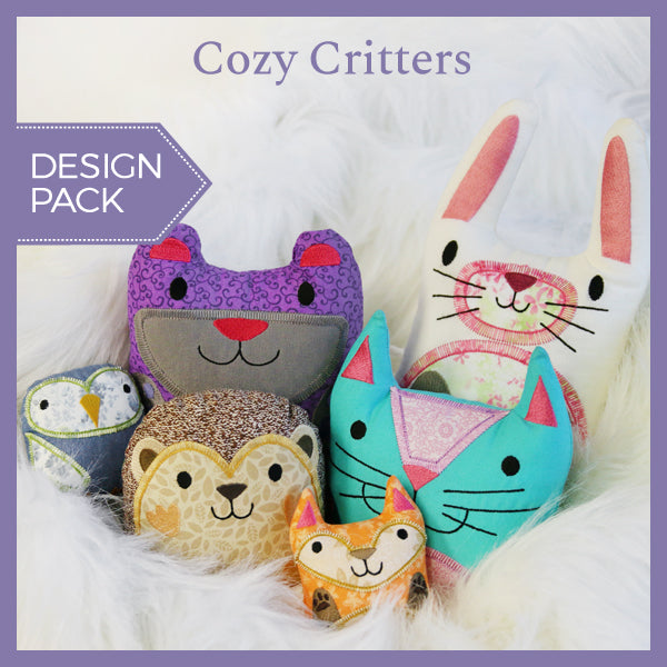 Cozy Critters (Stuffed) (Design Pack)