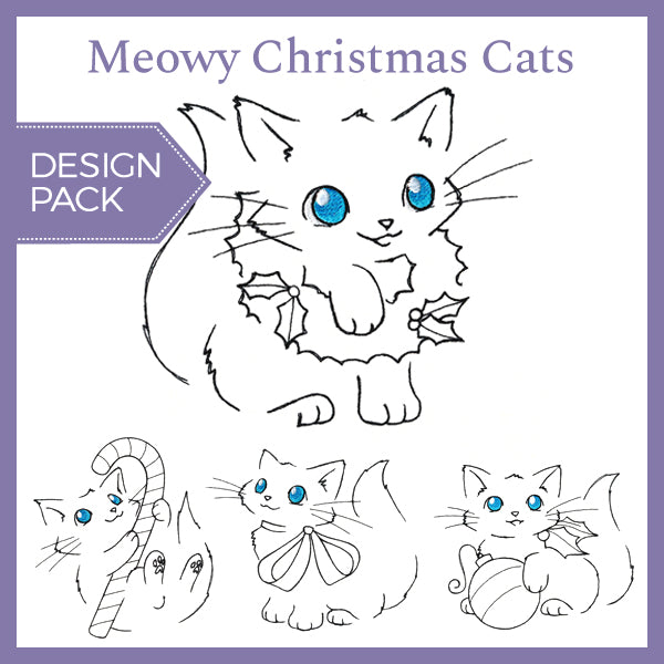 Meowy Christmas Cats (Design Pack)