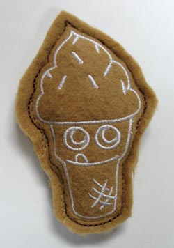 Edible Threadable Ice Cream (Stuffed)