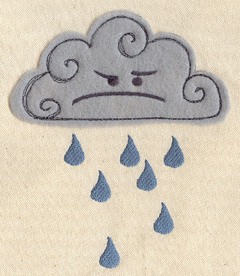 Mr. Grump Face (Applique)