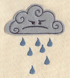 Mr. Grump Face (Applique)