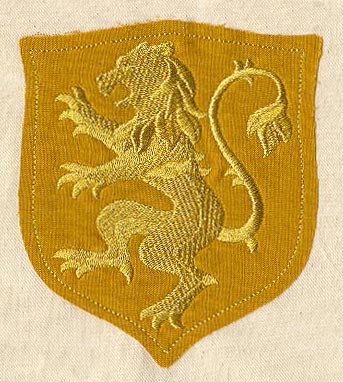Lion Rampant (Applique)