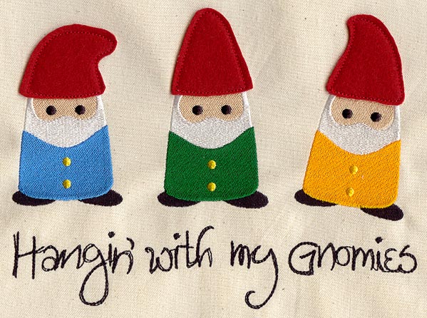 Hangin' with My Gnomies (Applique)