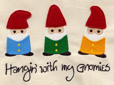Hangin' with My Gnomies (Applique)