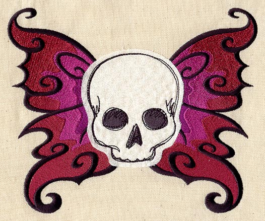 Winged Skull (Applique)
