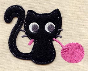 Knittin' Kitten (Applique)