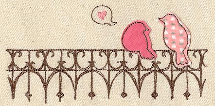 Lovebirds (Applique)