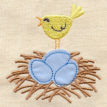 Nest Eggs (Applique)