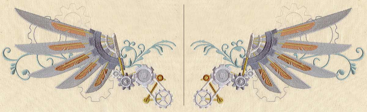 Steampunk Wings (Wing Pair)