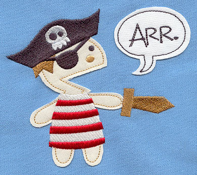Pirate Speaks (Applique)