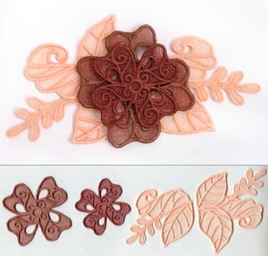 Floral Fascinator (Lace)