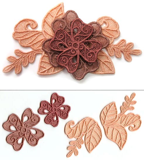 Floral Fascinator (Lace)