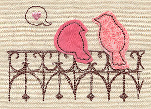 Lovebirds (Applique)