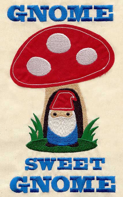 Gnome Sweet Gnome (Applique)