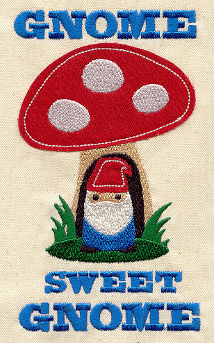 Gnome Sweet Gnome (Applique)