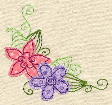 Perfect Petals Corner (Applique)
