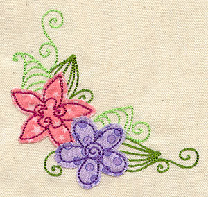 Perfect Petals Corner (Applique)