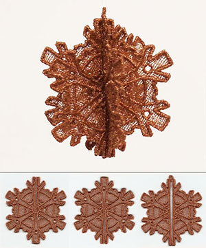 Steampunk Snowflake 3D (Lace)
