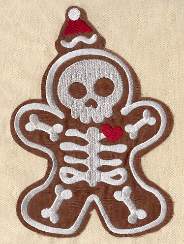 Gingerbread Skeleton (Applique)